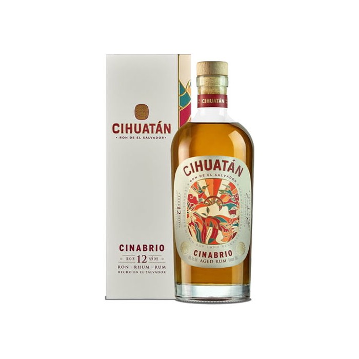 Rhum Cihuatan Cinabrio 12 ans Salvador