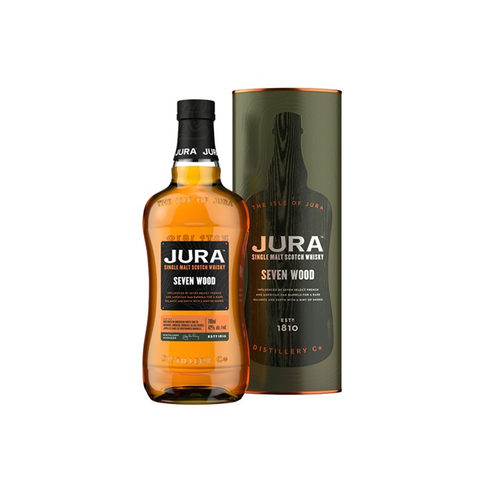 Whisky Jura "Seven Wood" Ecosse en étui