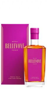 Whisky français Triple Malt "Finition Prune" Maison Bellevoye en étui