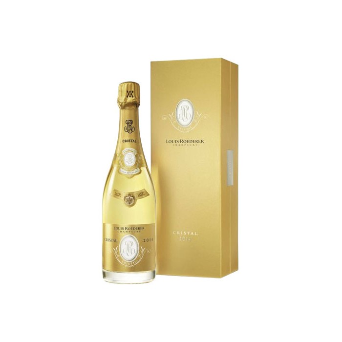 Champagne Roëderer "Cristal" 2014 en coffret