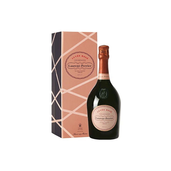 Champagne Laurent Perrier "Cuvée Rosé" en étui