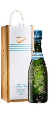 Champagne Blanc de Blancs Grand Cru "Vikka" Maison M. Hostomme 2009 en étui