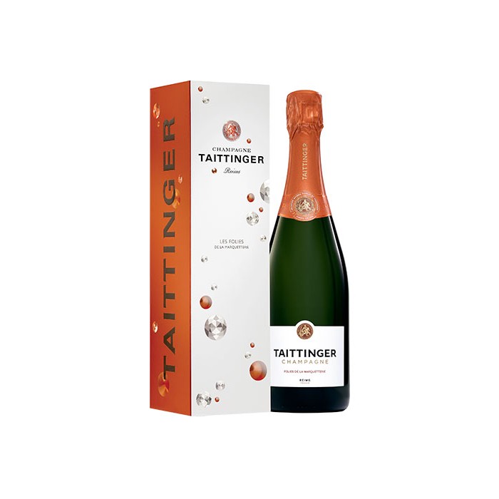 Champagne Taittinger "Les Folies de la Marquetterie" en étui