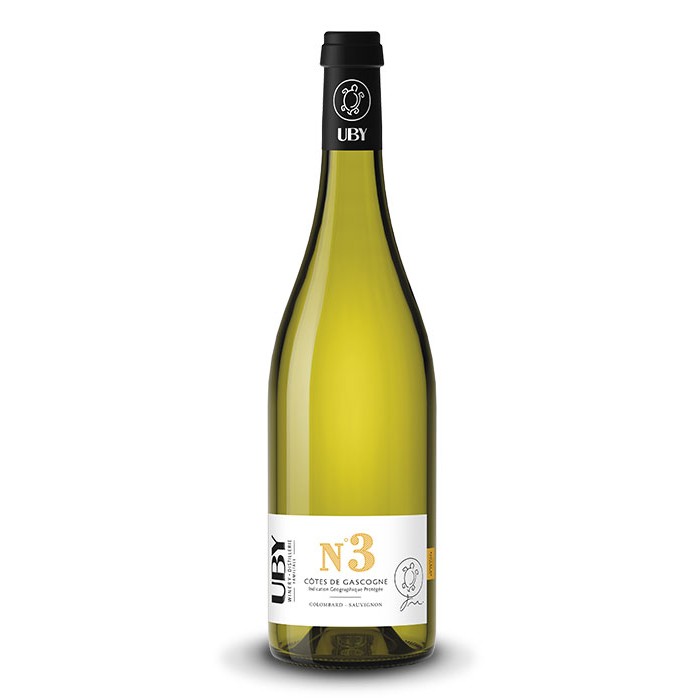 Côtes-de-Gascogne "N°3" Colombard-Sauvignon Domaine Uby