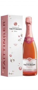 Champagne Brut "Prestige Rosé" Maison Taittinger en coffret