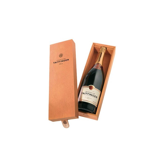 Jéroboam Champagne Brut "Cuvée Prestige" Maison Taittinger en coffret bois