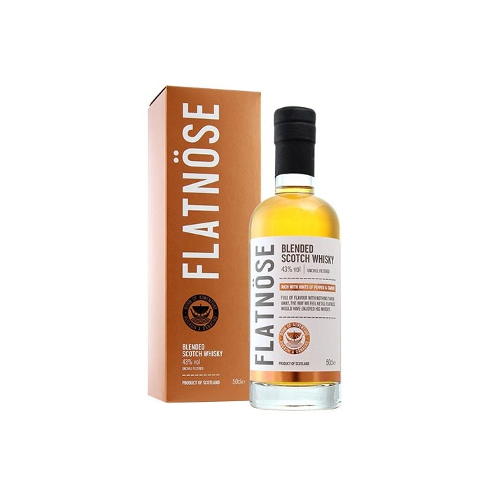 Whisky Flatnöse Blended Scotch 43° Ecosse en étui